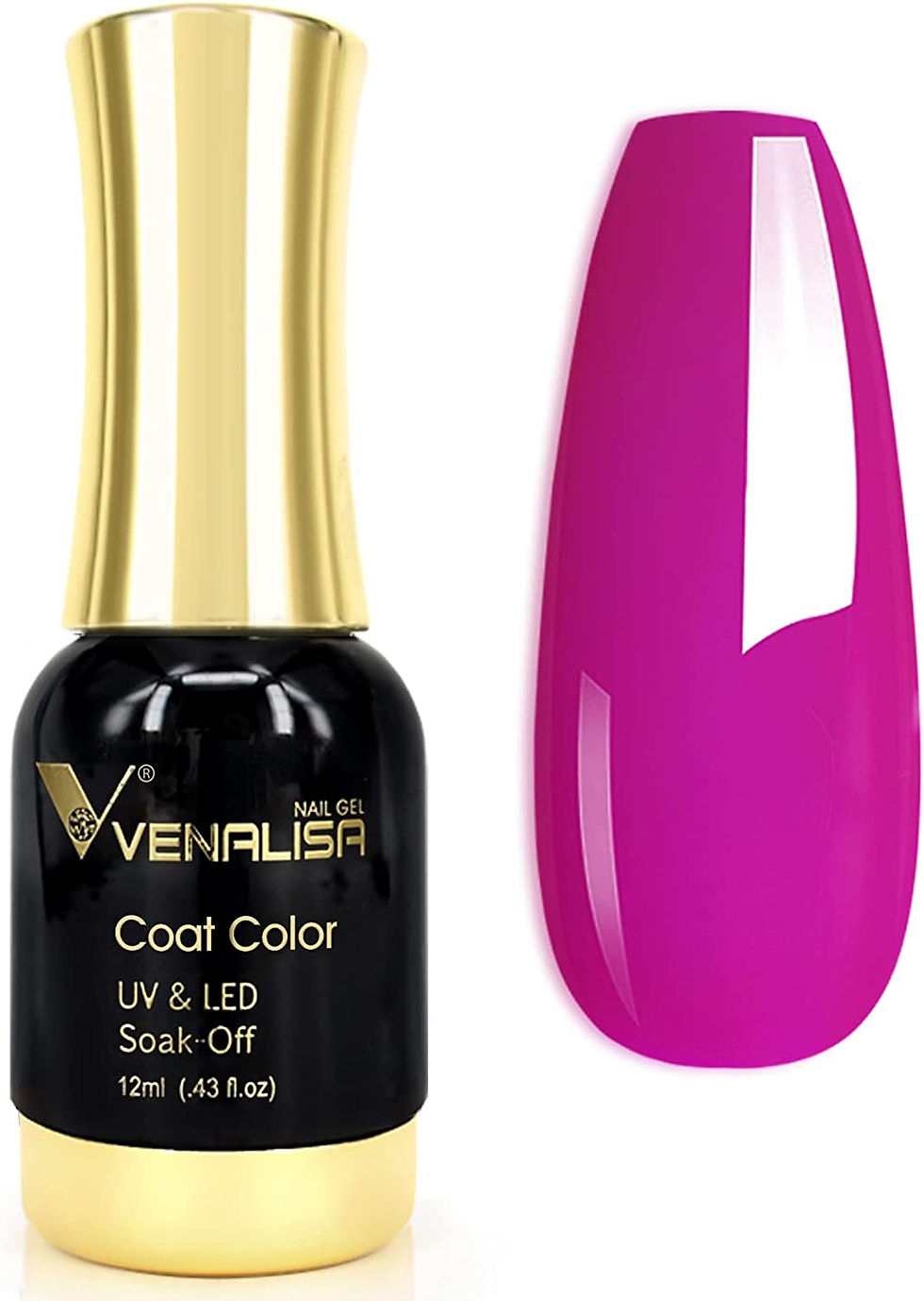 Thumbnail: VENALISA Gel Nail Polish, 12ml Natual Deep Beige Nude Pink Color Soak Off UV LE
