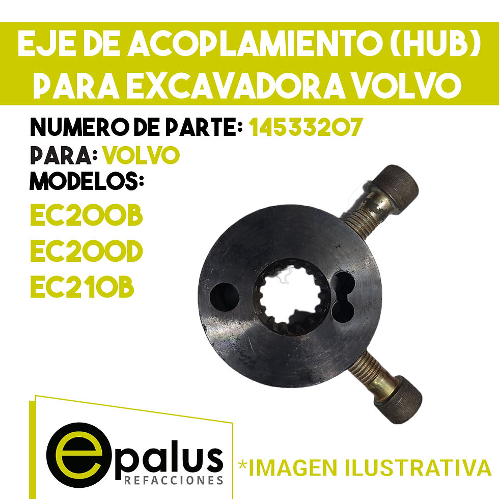 EJE DE ACOPLAMIENTO (HUB) PARA VOLVO - PARTE: 14533207