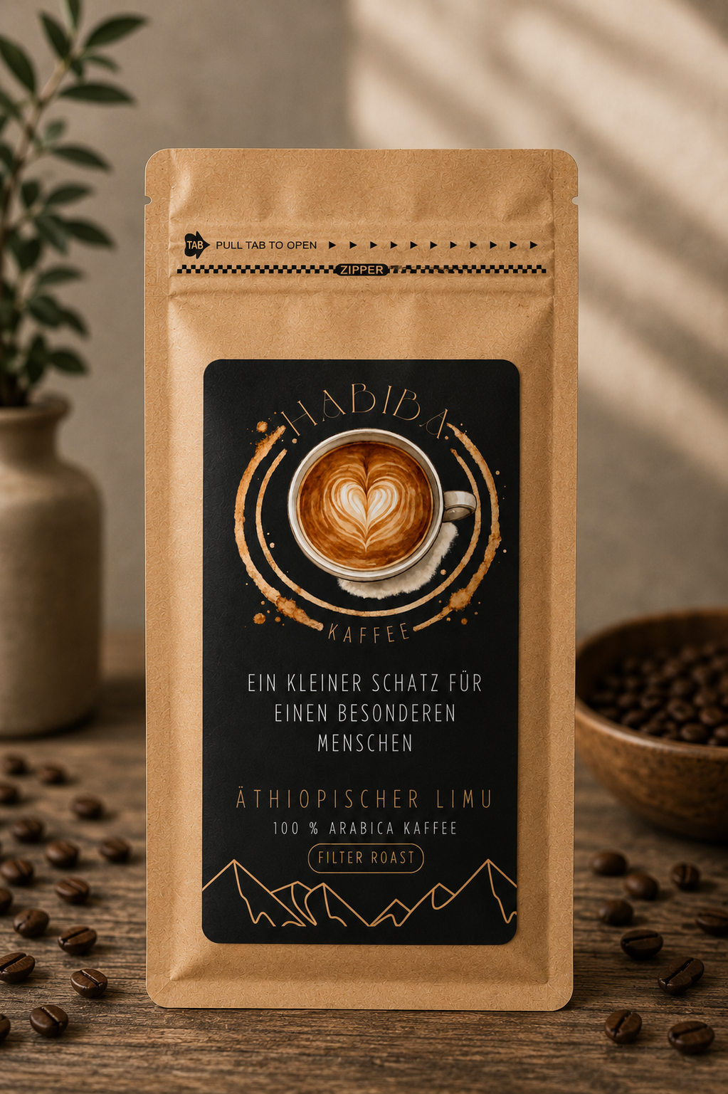 Geschenk-Edition Äthiopischer Limu Filter Roast- Ein kleiner Schatz