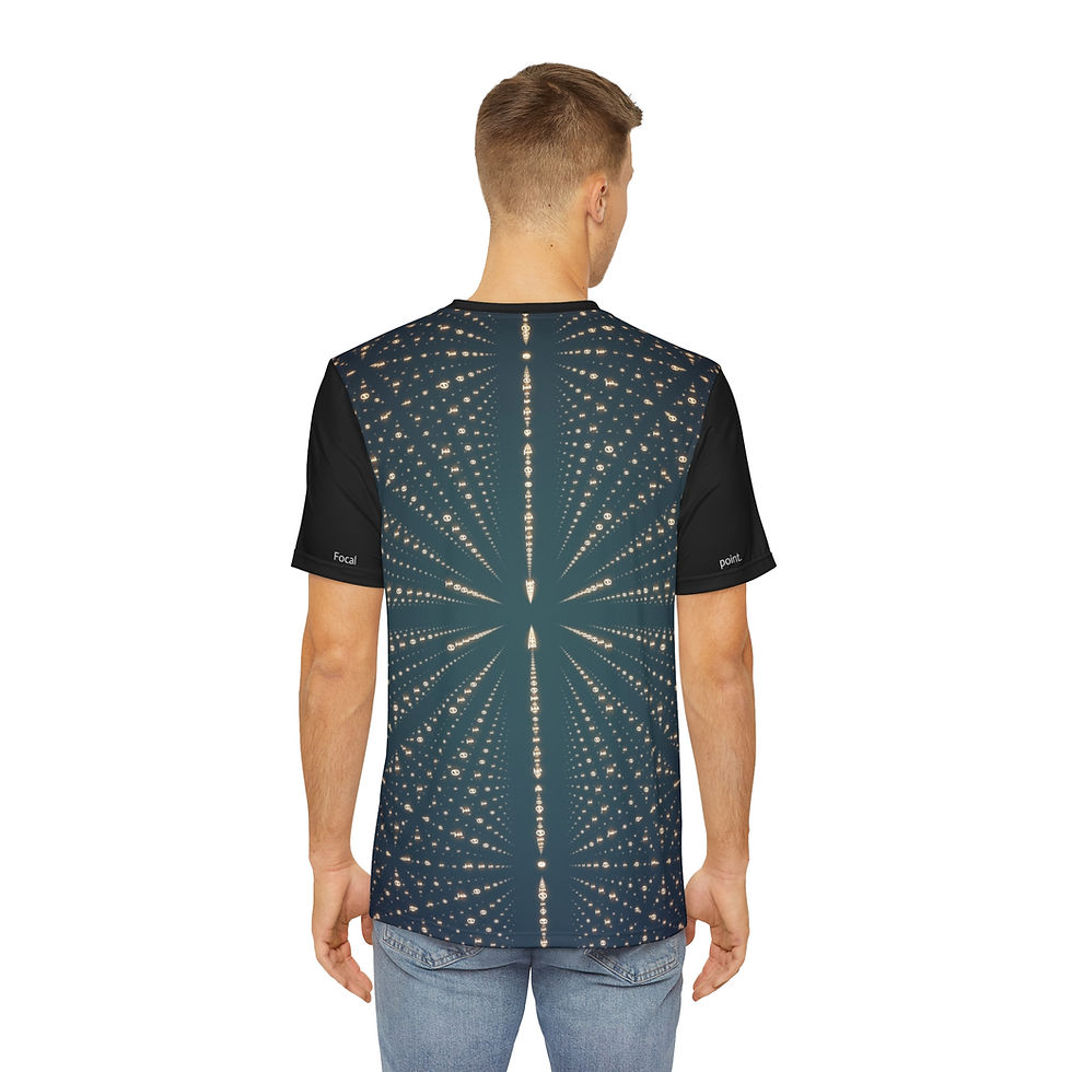 Thumbnail: Focal point \ Men's Sacred Geometry T-shirt