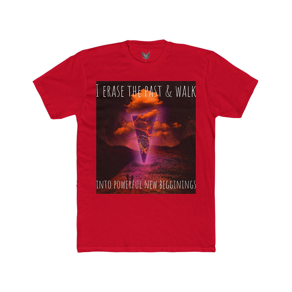 Thumbnail: I Erase The Past - Inspirational - Men's Cotton Crew Tee
