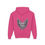 Thumbnail: Youth Hooded Sweatshirt - 'Surrounded by Love' Neon Design
