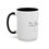 Thumbnail: Mantra Coffee Mug — 'Om Mani Padme Hum' Lotus Accent Mug (11/15 oz)