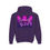 Thumbnail: Youth Hooded Sweatshirt - 'Surrounded by Love' Neon Design