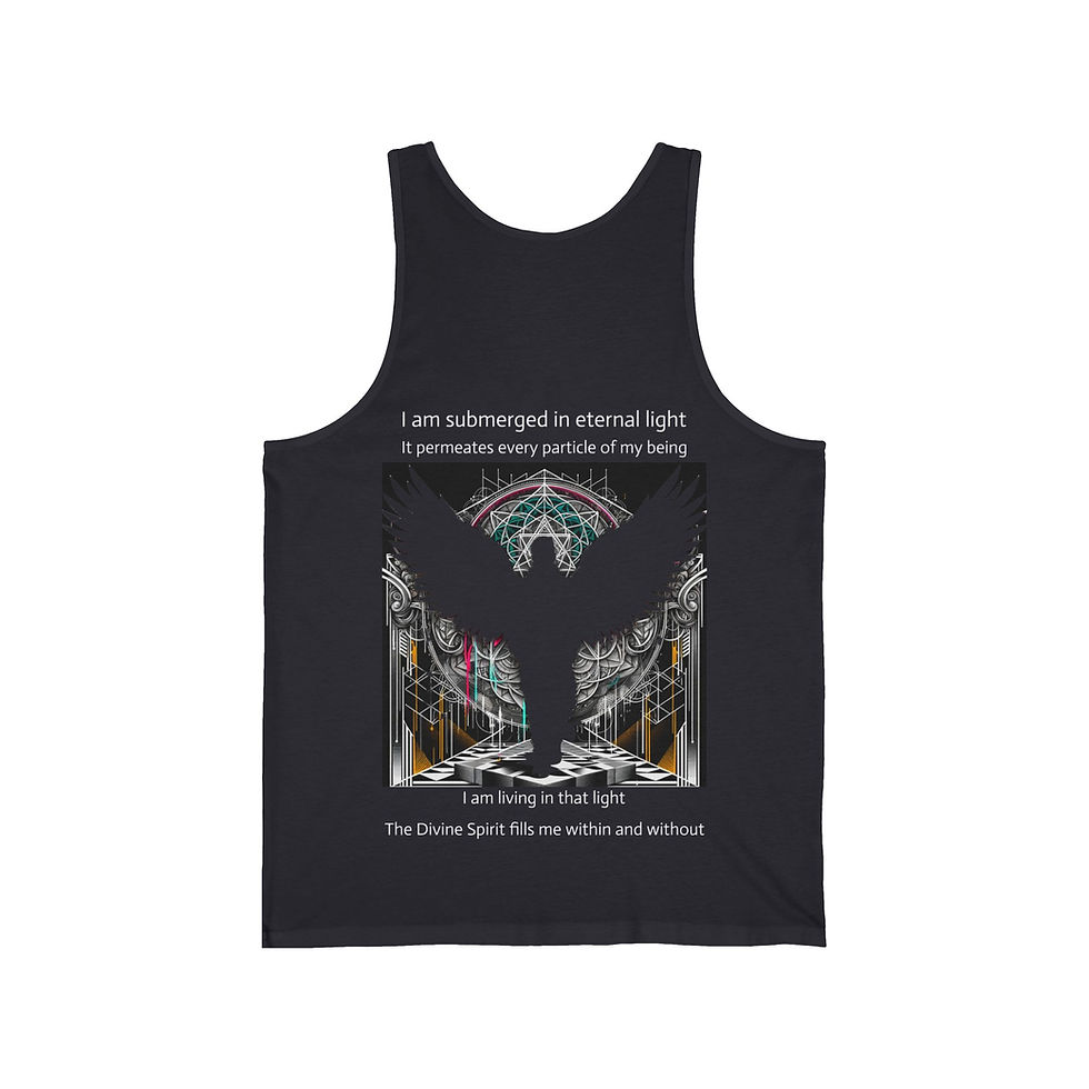 Thumbnail: Within & Without / White Unisex Jersey Tank