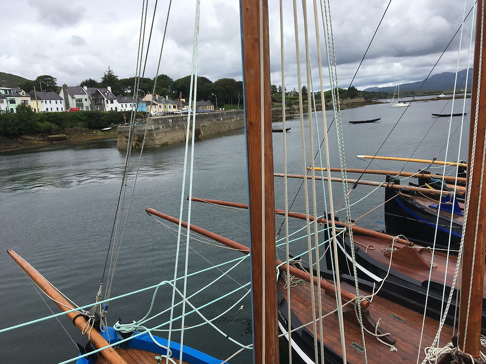 Roundstone vue depuis le port