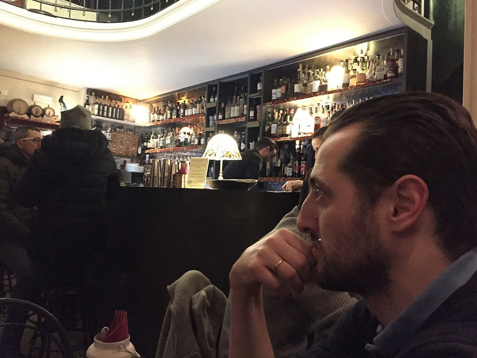 L'ambiance typique du café Il Mercante