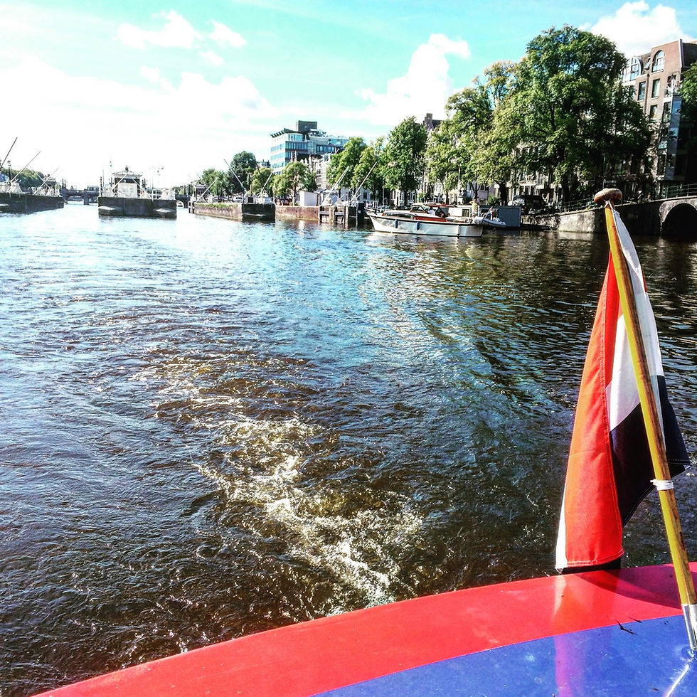 Visite bateau canaux Amsterdam