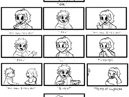 Character Dialogue: Script + Storyboard WIP