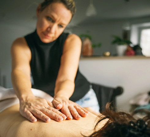 photo femme massage