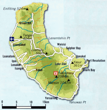 Map of Tanna Island