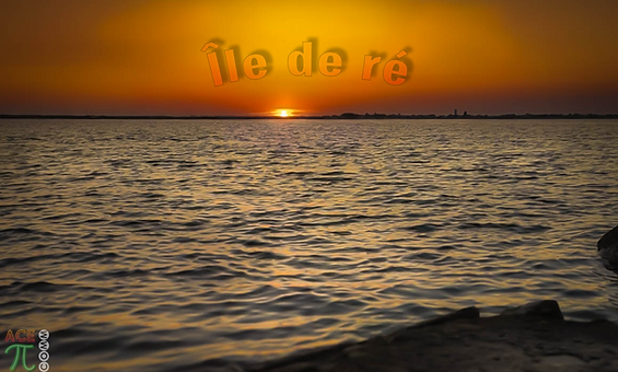 coucher de soleil ile de ré acepicomm