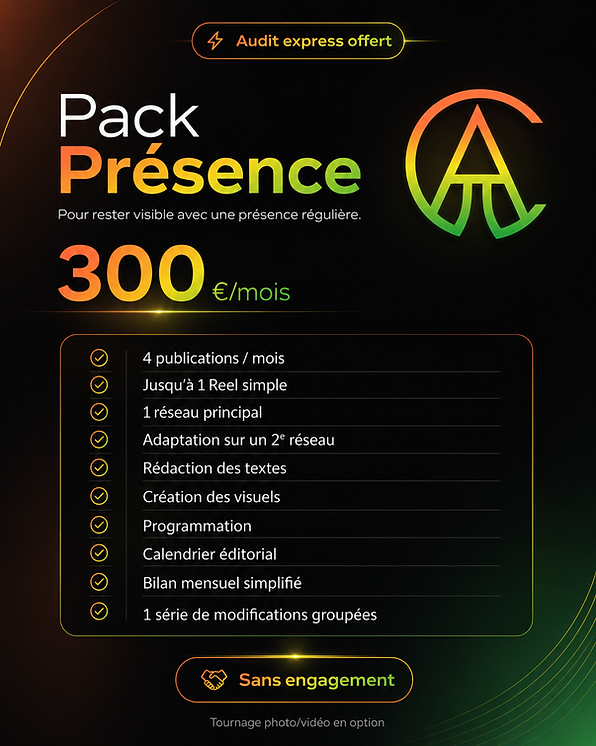 Pack Présence community manager jura oyonnax acepicomm