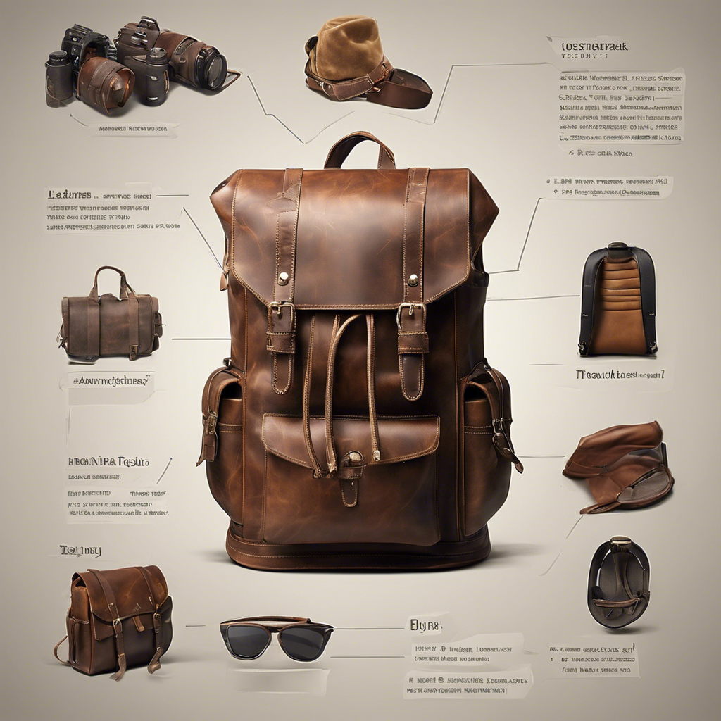 Leather Travel Backpack