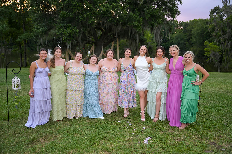 wedding guest attire at red gate farms in savannah georgia