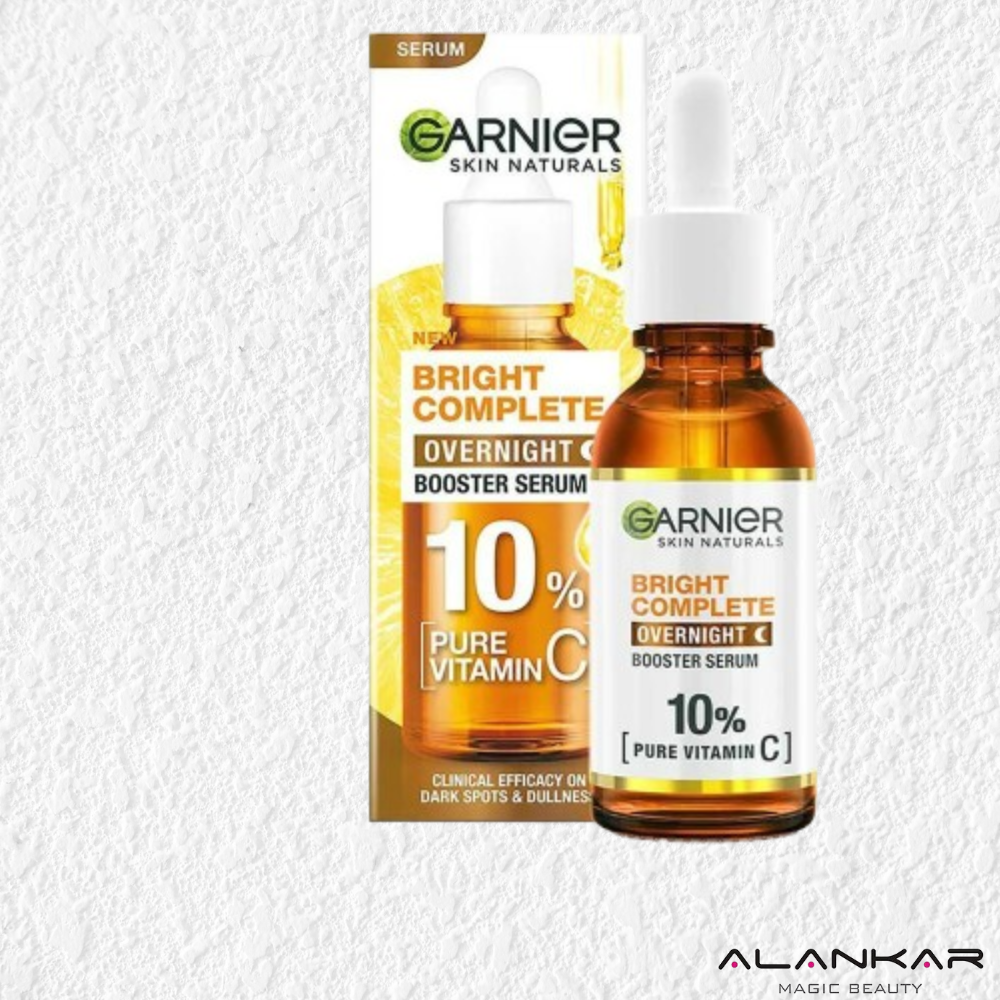 Garnier Bright Complete Night Vitamin C Serum With 10% Pure Vitamin C for Bright