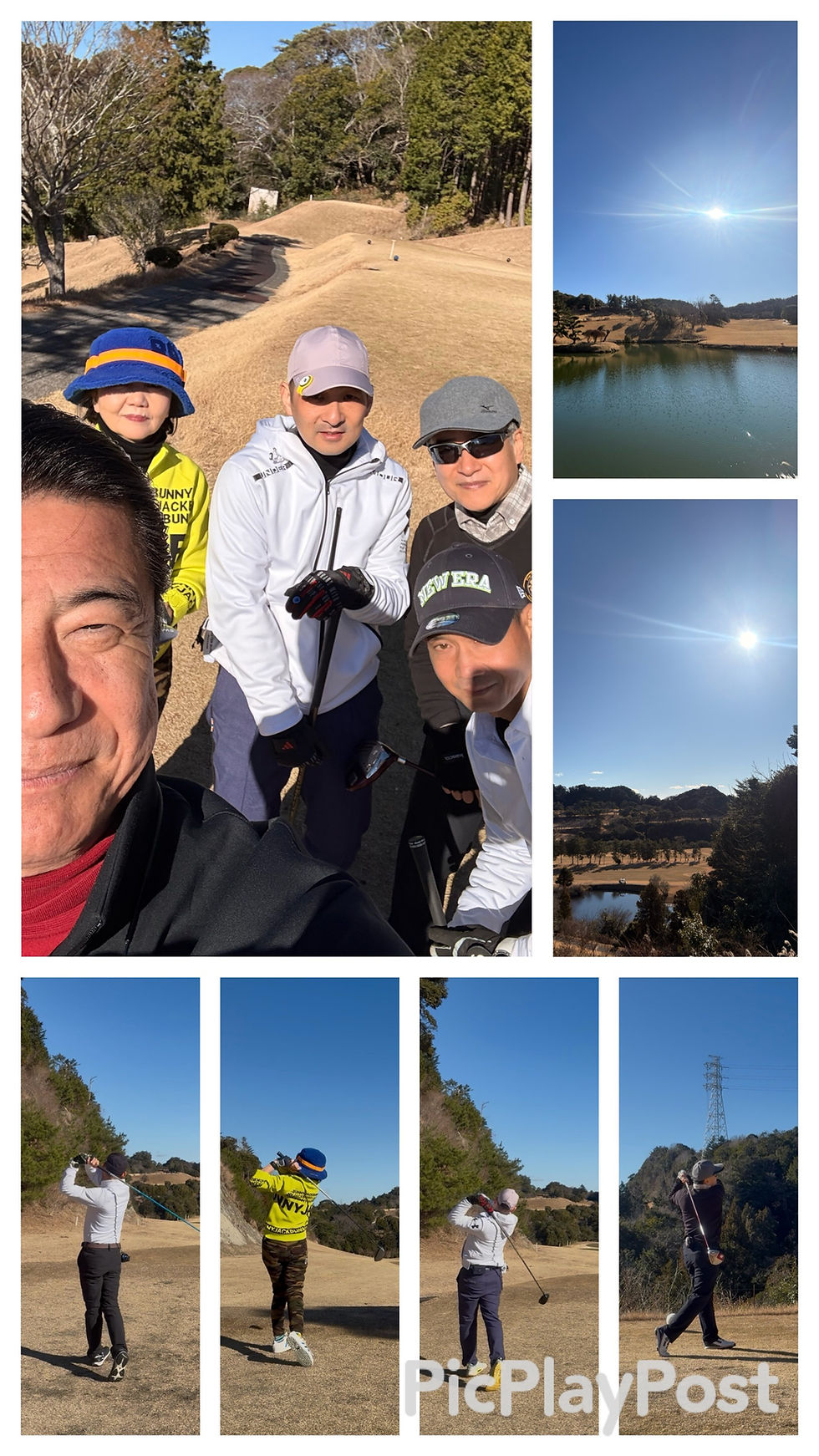 新年最初のラウンドレッスン