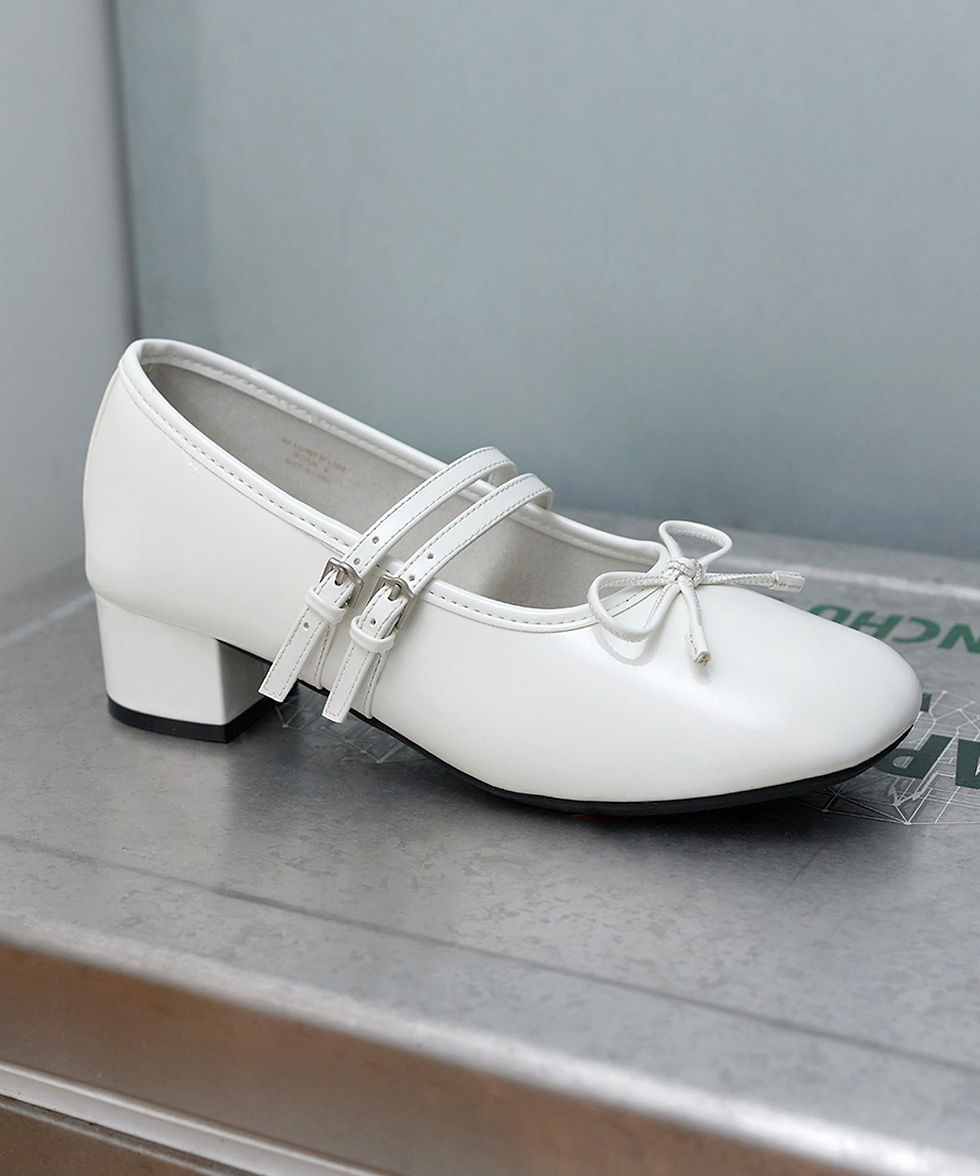 Thumbnail: Rockfish SQUARE TOE TWO STRAP MARYJANES(4CM)