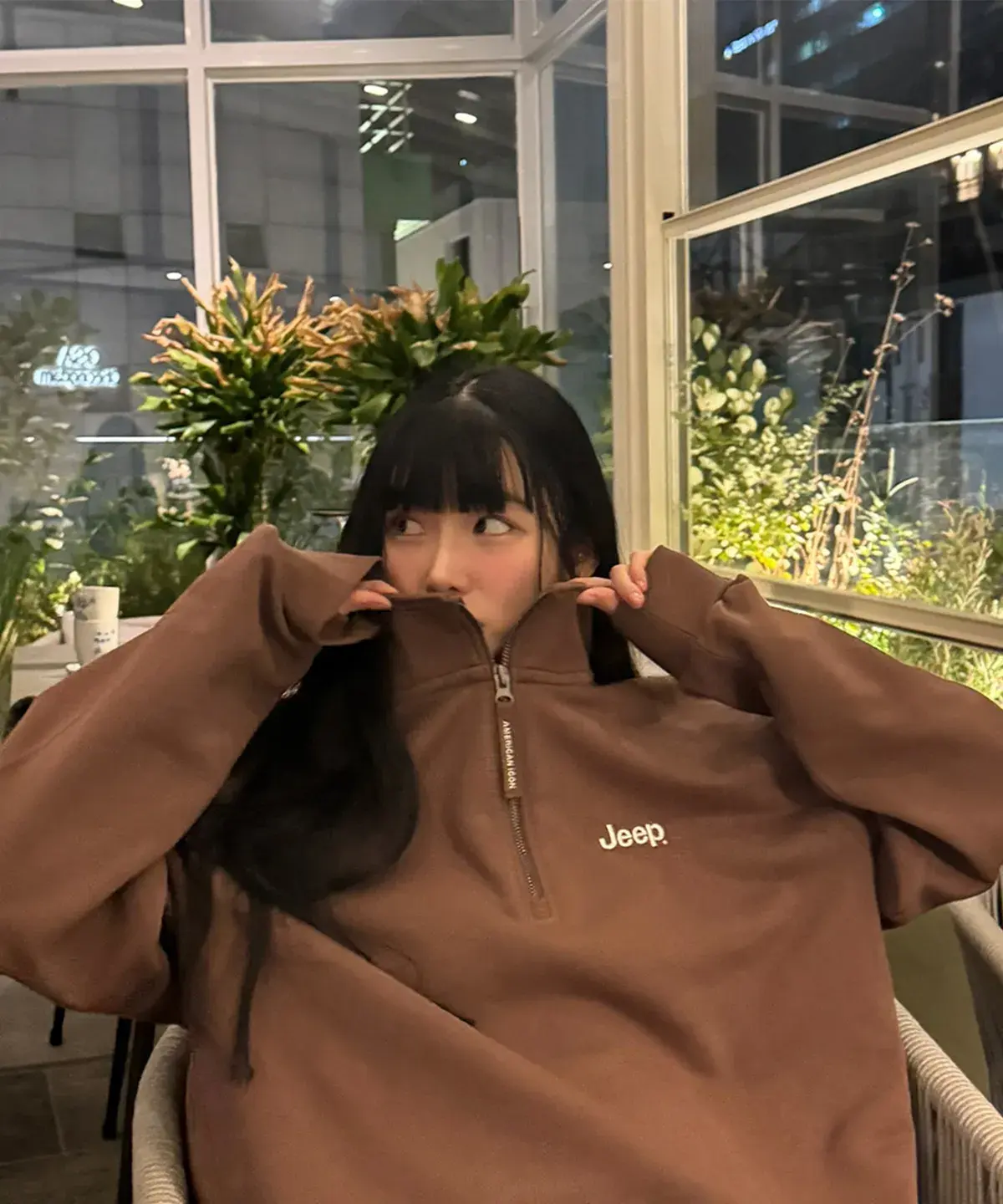 JEEP M-Logo Half-Zip Sweatshirt