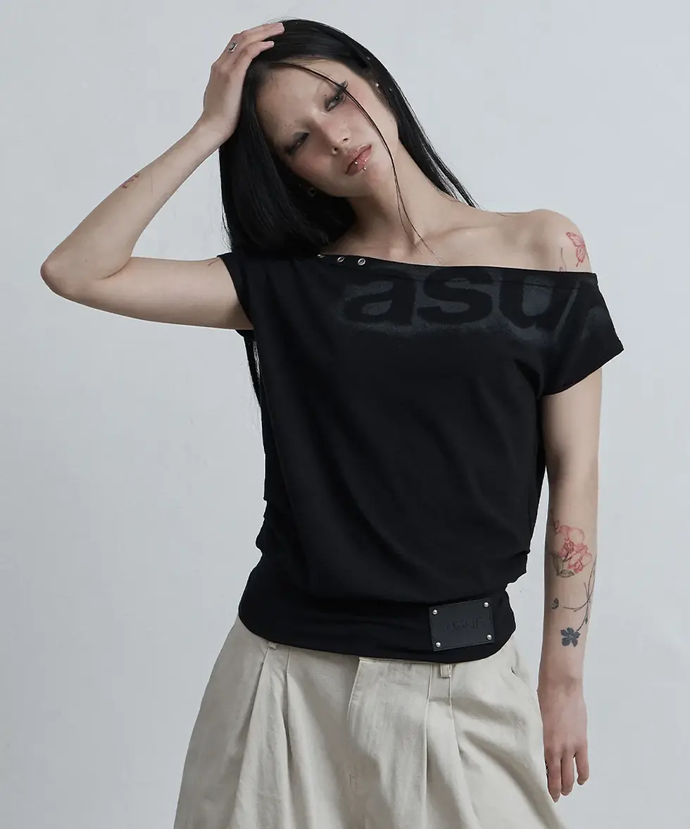 Thumbnail: AS YOU ARE Dolman Loose Crop T-shirt - 4 colors
