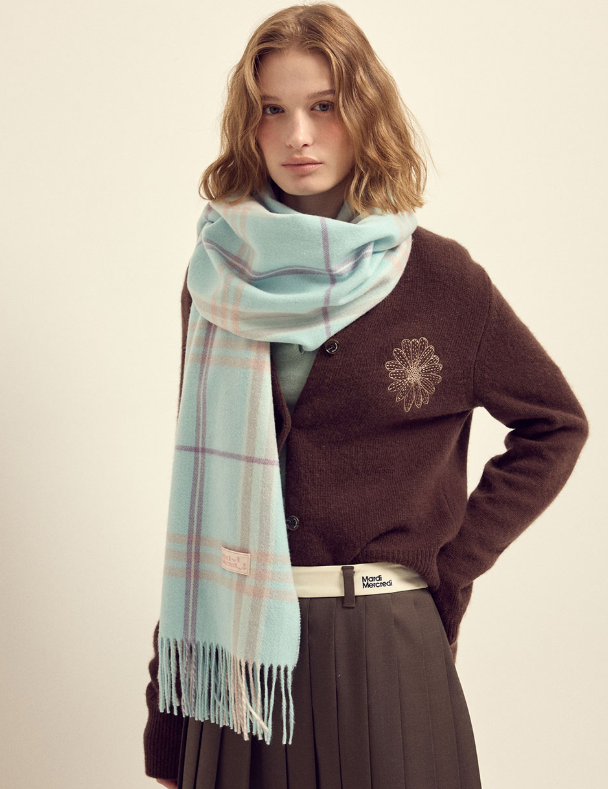 Thumbnail: Mardi WOOL MUFFLER CHECK