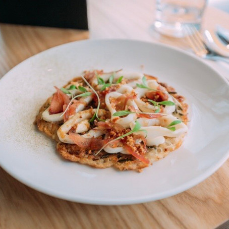Destination Dining: The Calamari Pancake at Han