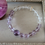 Thumbnail: Amethyst Clear Quartz With Rainbow Fluorite Bracelet 
