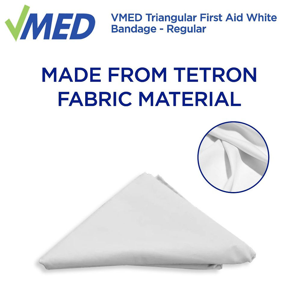 Thumbnail: VMED Prohealthcare Triangular First-Aid Bandage (40"x40"x60")