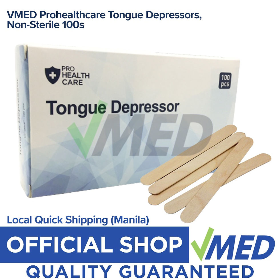 Thumbnail: VMED Prohealthcare Non-Sterile Tongue Depressor - 1 Box