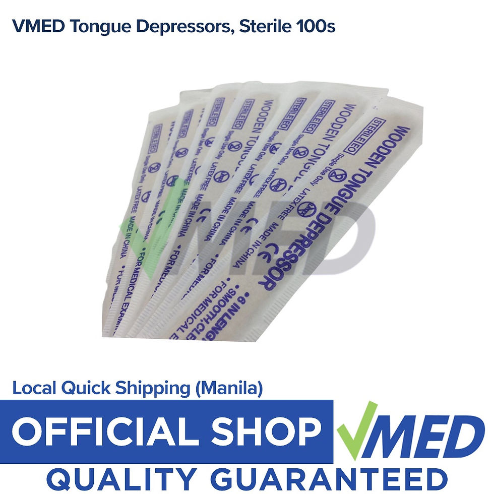 Thumbnail: VMED Prohealthcare Sterile Tongue Depressor - 1 Box