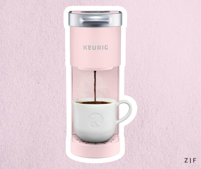 High angle view of Keurig K-Mini Single Serve Coffee Maker