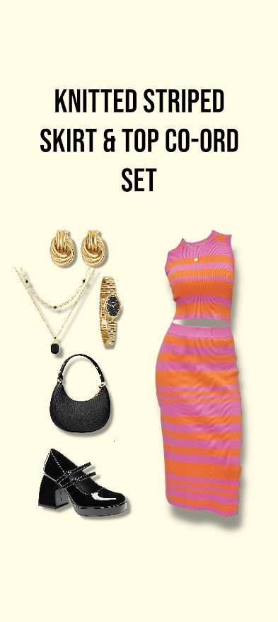 Elevate Your Everyday Look with a Color Blocking Set and Chic Accessories