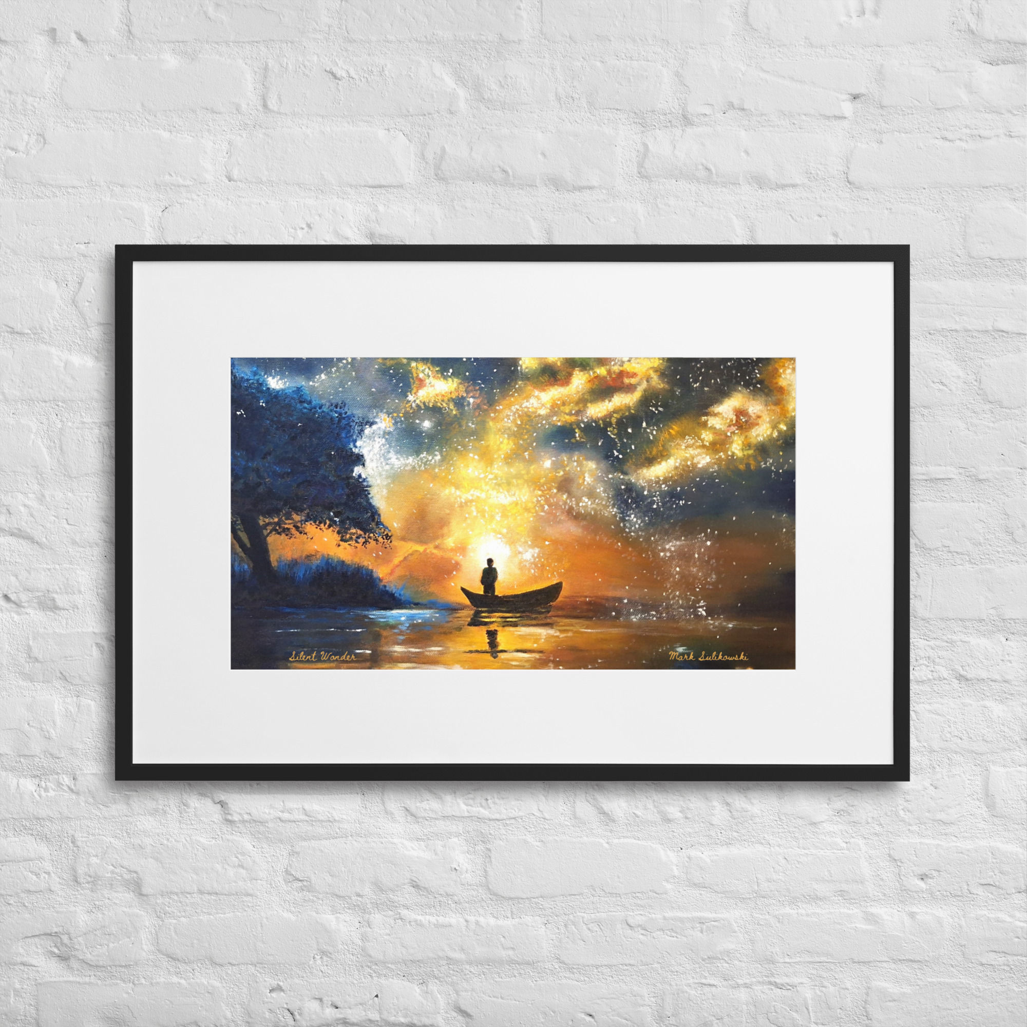 Silent Wonder (Matte Paper Framed Poster With Mat)