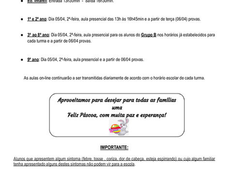Atenção! Comunicado Importante.