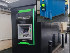 Tarbert cash machine repaired and re-stocked