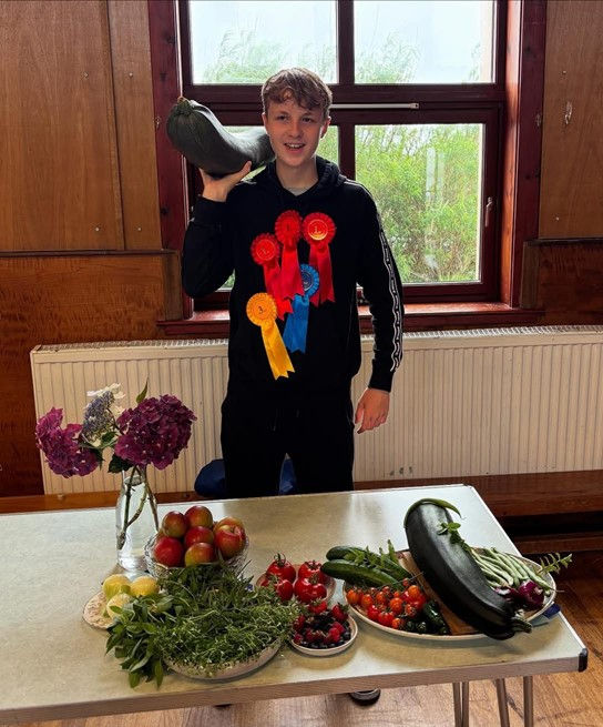 Cameron Morrison’s bumper crop resulted in a huge number of prizes.