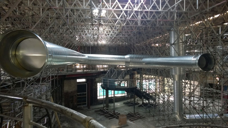 The Majestic scaffold project in Leeds