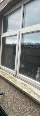 before window cleaning