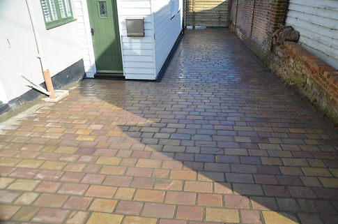 Brick paving
