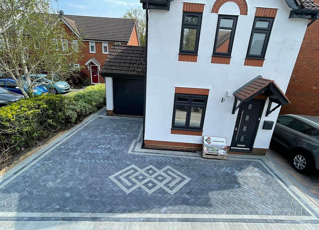 Bespoke design block paving