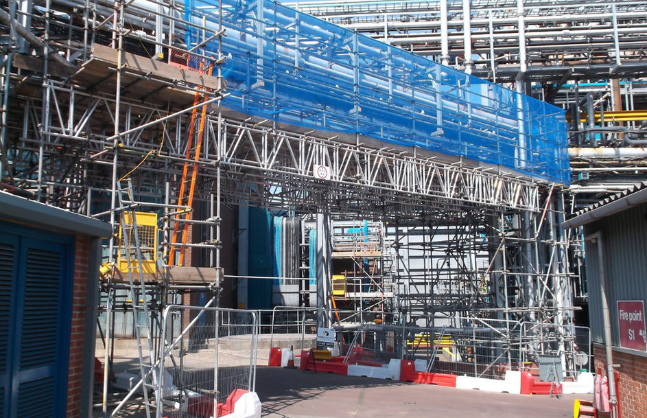 Large scaffold project