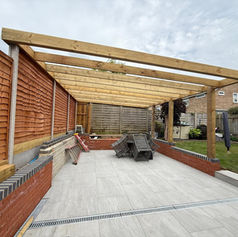 bespoke wooden pergola