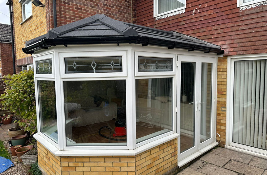 conservatory with upvc windows