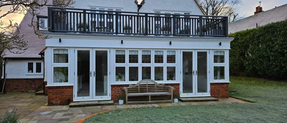Residence 9 windows and doors, Letchworth, Hertfordshire , Orangery, Bay windows, French doors