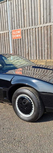 KITT from Knight Rider after DMC Enhancement detail and ceramic coating.