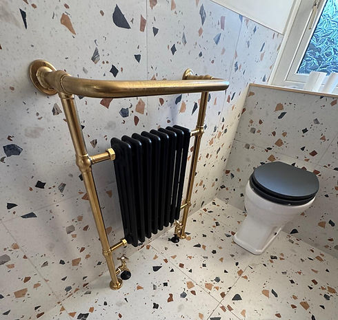 Bespoke radiator towel hanger