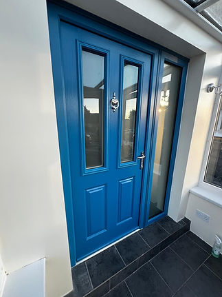 navy blue composite door