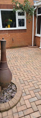 clean patio area