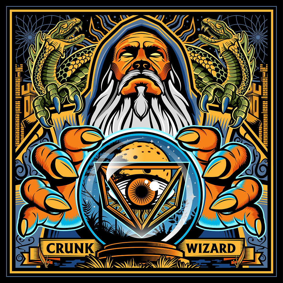 CRUNK WIZARD LOGO ARTWORK