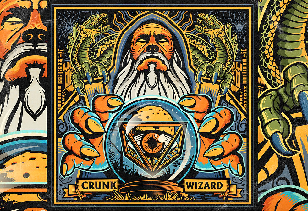 CRUNK WIZARD LOGO ARTWORK